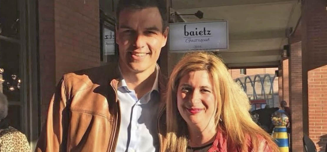 foto Leire Díez y Pedro Sánchez